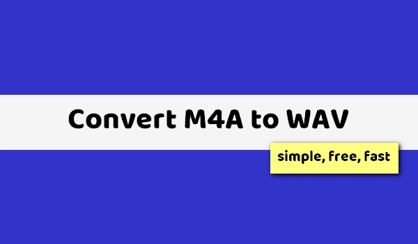 Convert M4A to WAV Audacity Alternative