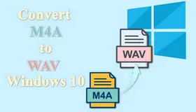 Convert M4A to WAV Windows 10