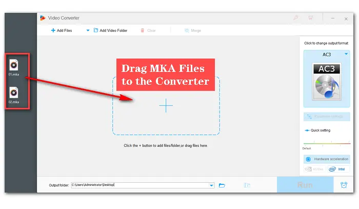 Import MKA Files