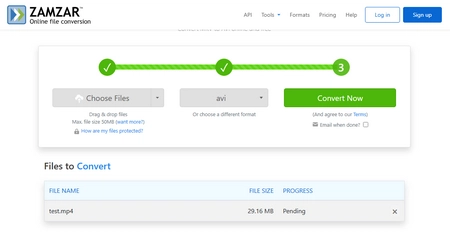 Convert MKV format to AVI online