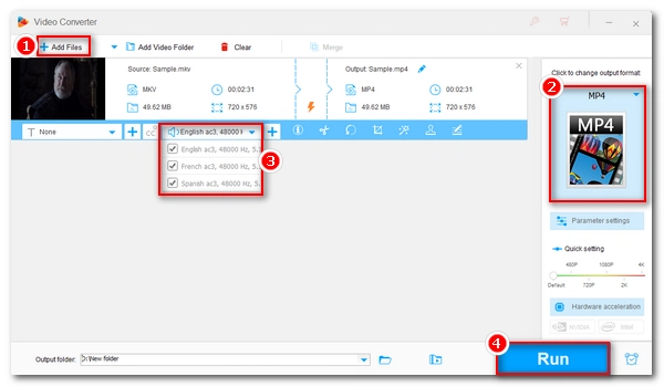 MKV Conversion with Multiple Audio Tracks