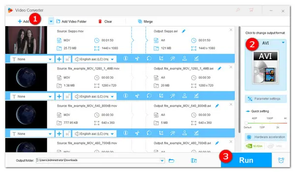 Converting MOV to AVI in 3 Steps