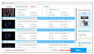 Convert Multiple MOV Files to AVI