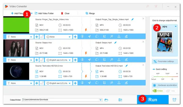 MOV to MP4 Converter Download for Windows 10