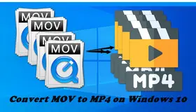 Convert MOV to MP4 on Windows 10