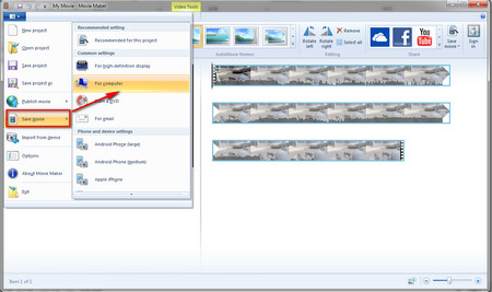 Windows Movie Maker MP4 Conversion