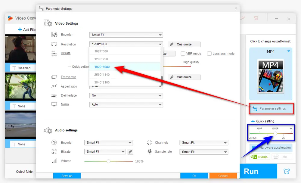 MP4 Converter 1080p 60fps