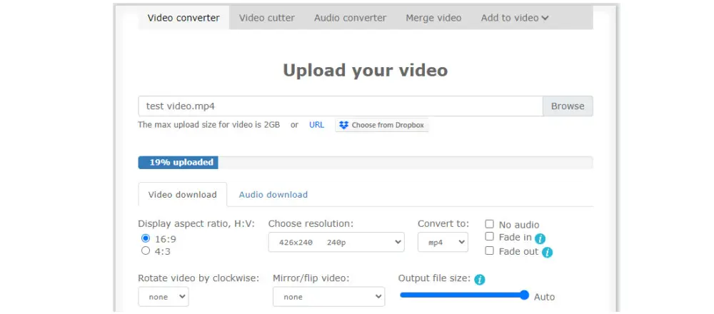 Convert MP4 to AVI Online Free Unlimited