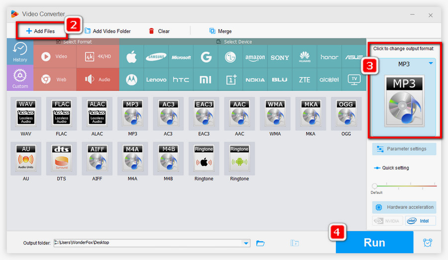 Three Steps to Convert MP4 to MP3 