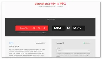 Convert MP4 to MPG Free Online