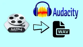 Convert MP4 to WAV Audacity