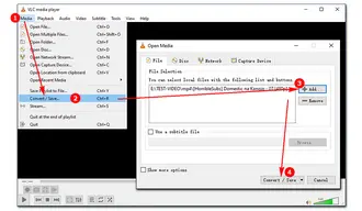 Add MP4 File to VLC