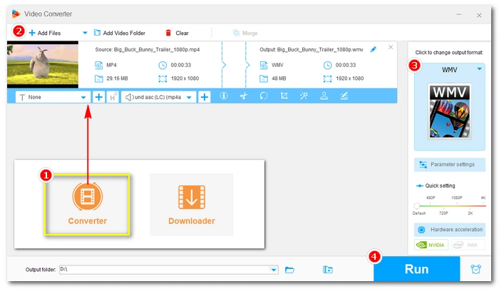 Change MP4 to WMV Format with VLC Alternative