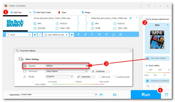 MPEG2 to MPEG4 Converter Free Download