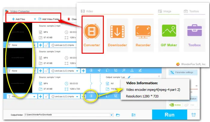 Add MPEG-4 Video to the Converter