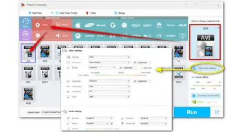 Choose AVI as Output Format