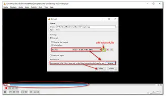 VLC MPG to MP4