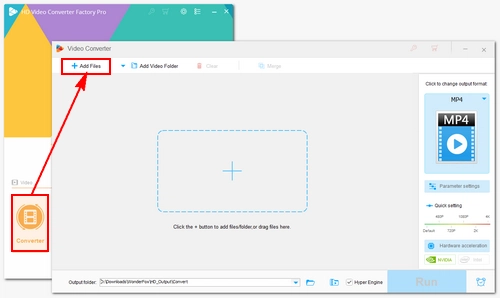 Load Your MPG Files into the Converter