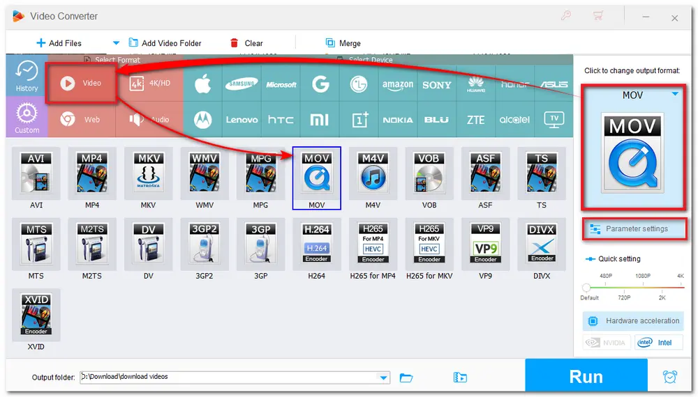 How to Change MTS to MOV