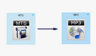 Convert MTS to MP3