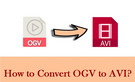 Convert OGV to AVI
