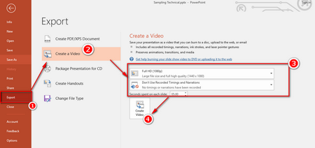Turn PowerPoint into Video