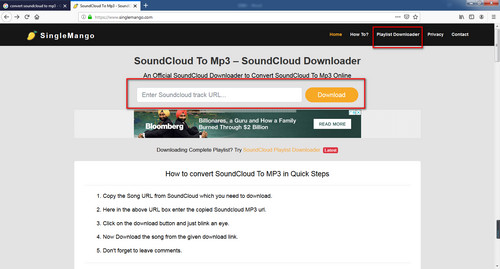 SingleMango Online Downloader