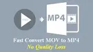 MOV to MP4 