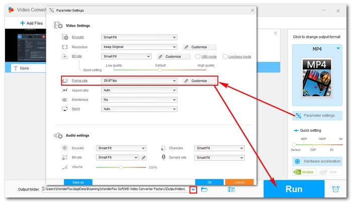 Change Variable Frame Rate to Constant