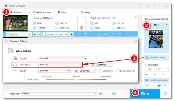 Convert Videos to 360P