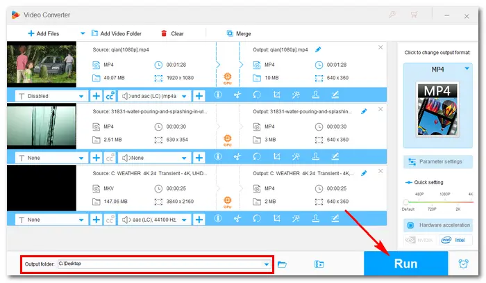 Convert Videos to 360P