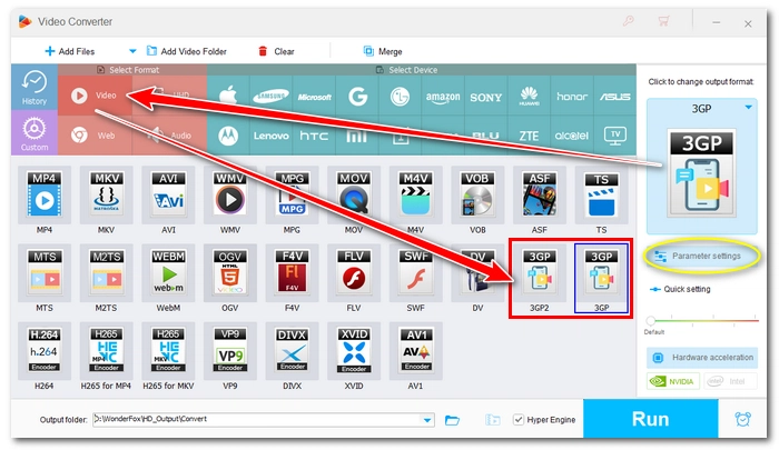 Select Format
