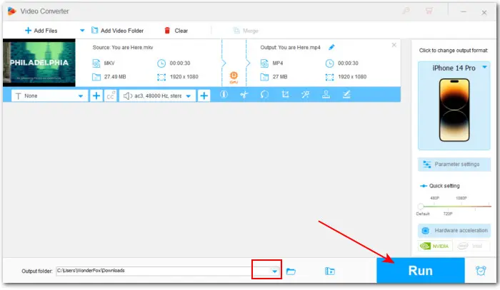 Start Video to Cell Phone Conversion