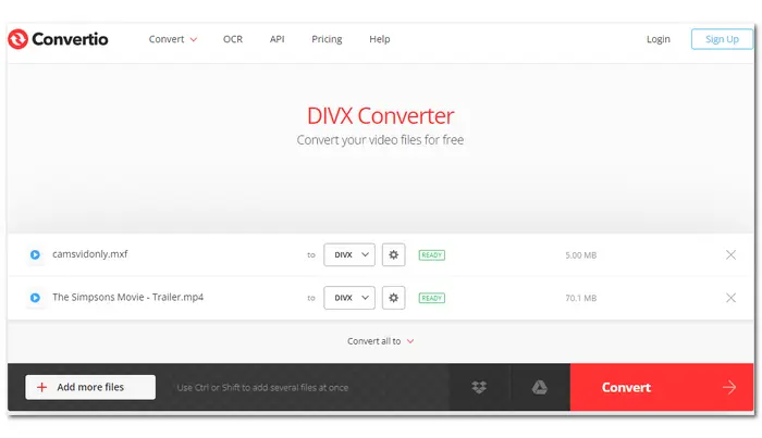 Convert to DivX Online