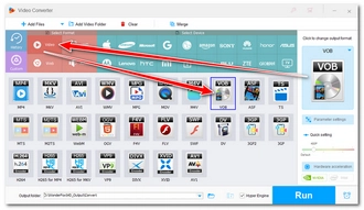 Choose Output Format