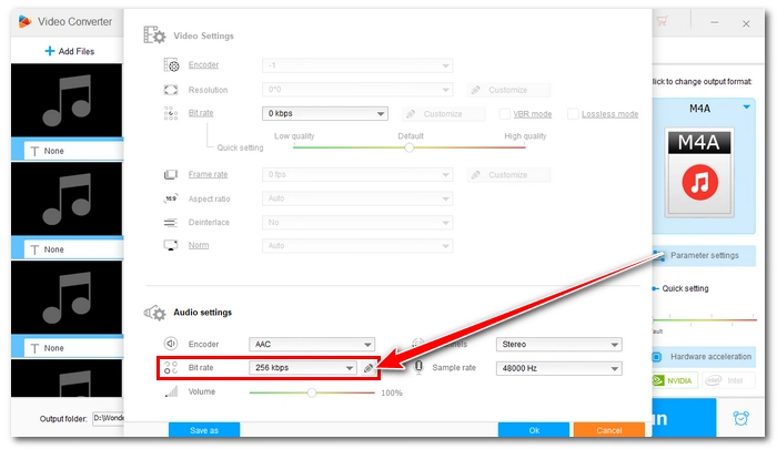 Convert WAV to M4A, WMA, or Opus