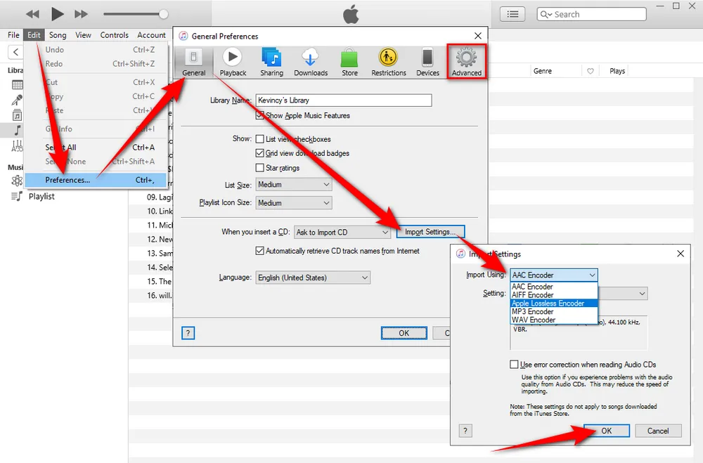 WAV File to Lossy or Lossless M4A