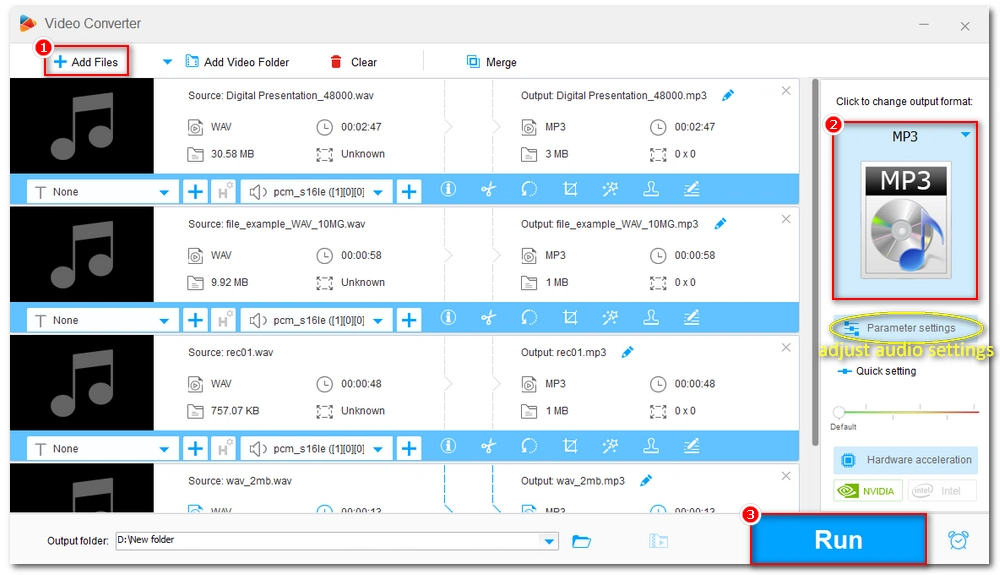 Convert WAV to MP3 with WMP Alternative