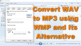 Convert WAV to MP3 Windows Media Player