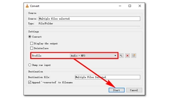 VLC Convert WAV to MP3