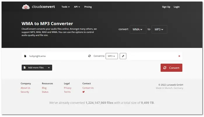 Convert WMA to MP3 Online Free