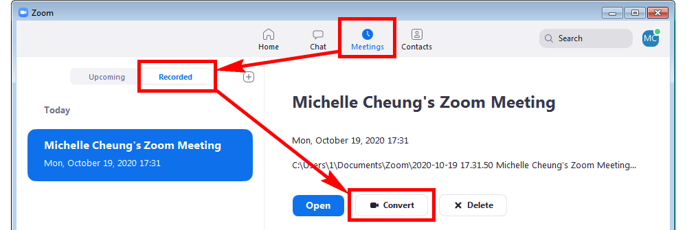Use Zoom Desktop Client