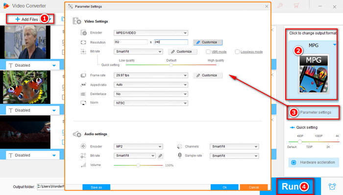 Transcode MP4 Format to MPEG for VCD Making