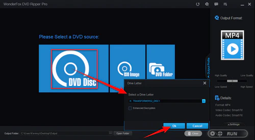 Load copy protected DVD into DVD Ripper Pro