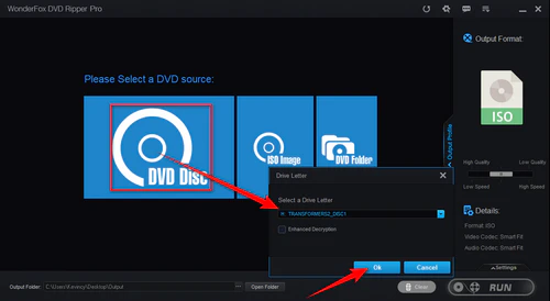 Select the DVD Source