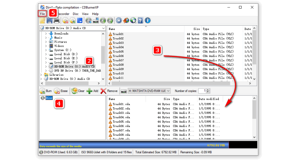 How to make ISO file from CD