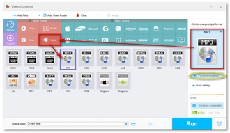 Select an Output Format