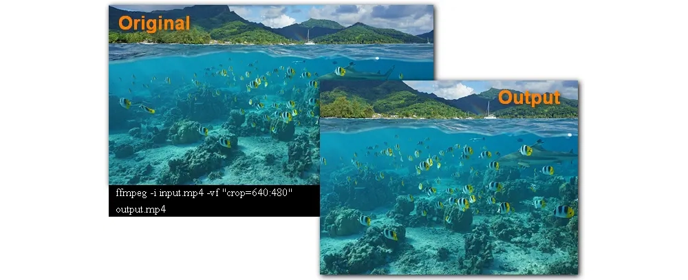 Crop Video via FFmpeg