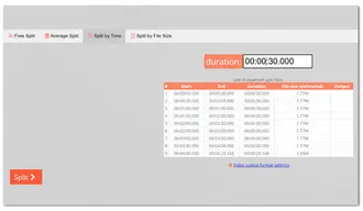 Split Video Every 15 Seconds Online