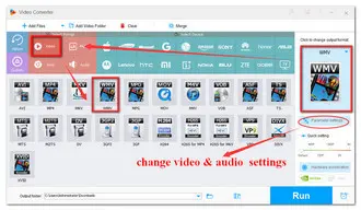 Select the Output Format